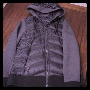 sherpa lined coat with hood